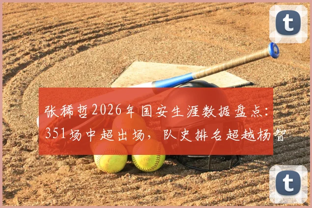 张稀哲2026年国安生涯数据盘点：351场中超出场，队史排名超越杨智仅次于徐云龙，附详细出场纪录与里程碑分析